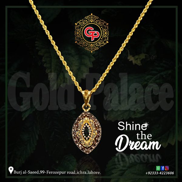 Gold Pendant Design 0003