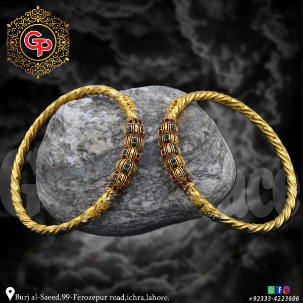 Gold Bangle Design 0009