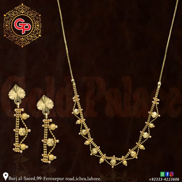 Gold Necklace Design 006