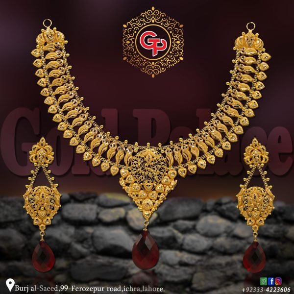 Gold Necklace Design 005