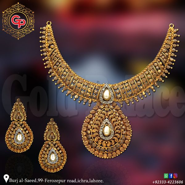 Gold Necklace Design 0010