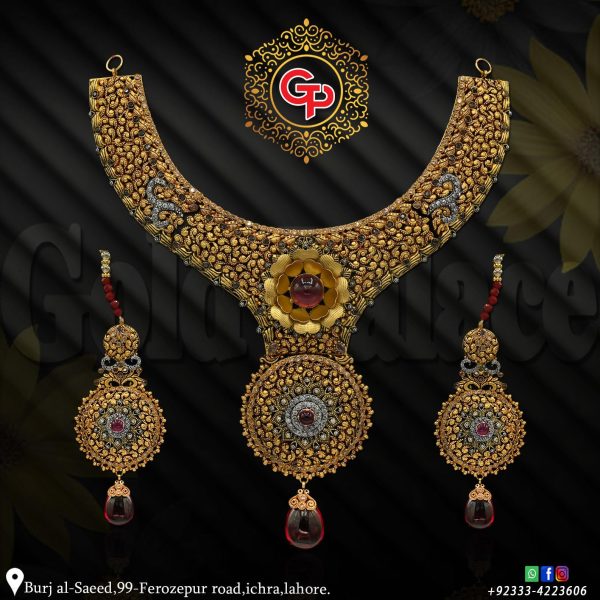 Gold Necklace Design 0013