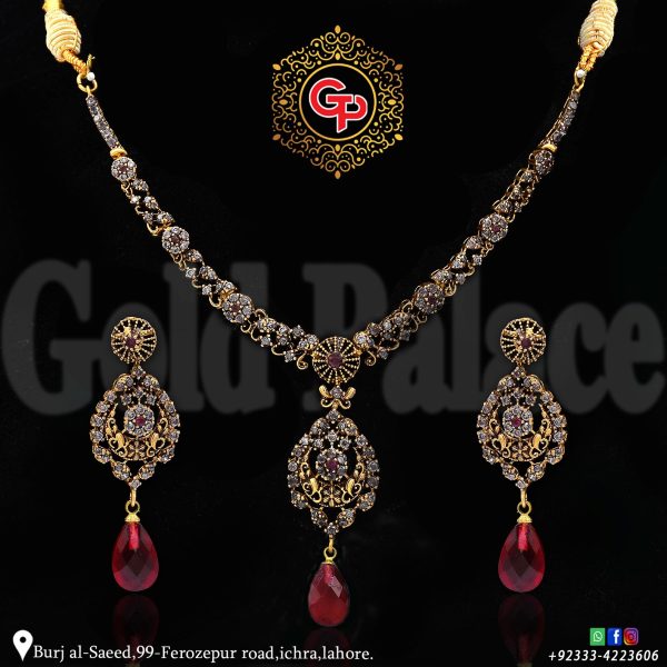 Gold Necklace Design 0020