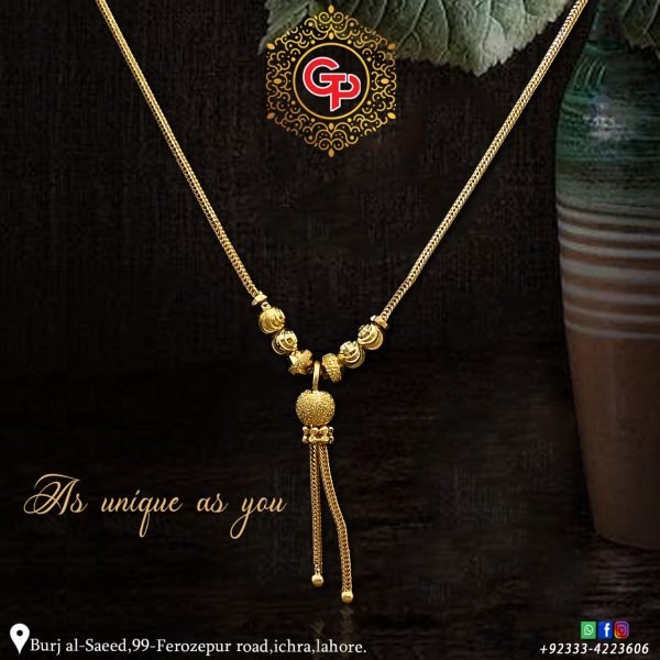 Gold Necklace Design 0024