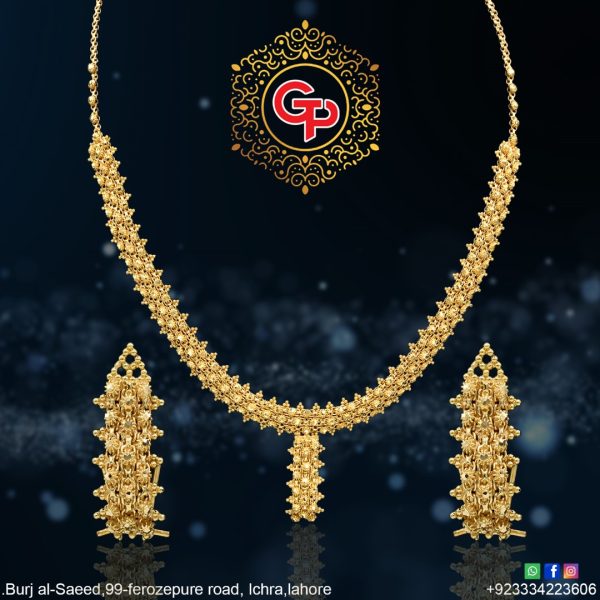 Gold Necklace Design 002