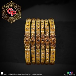 Gold Bangle Design 0015