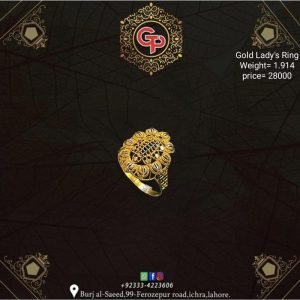 Gold Ring Design 75
